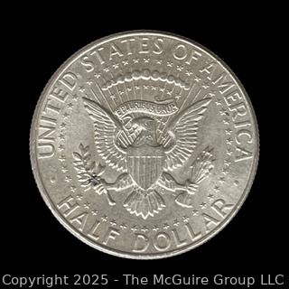 1964 US Kennedy Half Dollar Silver 50 cent coin 