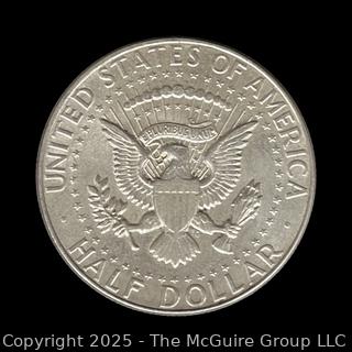 1964 US Kennedy Half Dollar Silver 50 cent coin