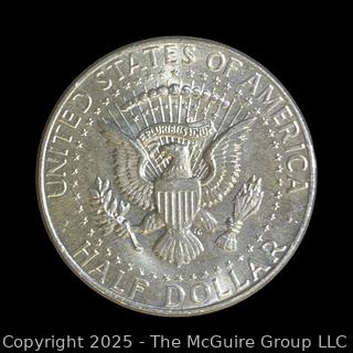 1964 US Kennedy Half Dollar Silver 50 Cent Coin 