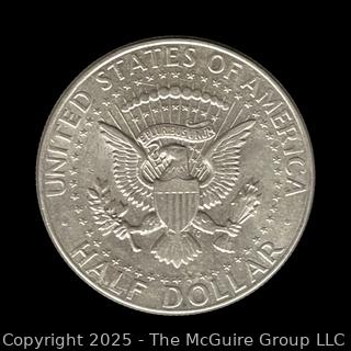 1964 US Kennedy Half Dollar Silver 50 cent coin 