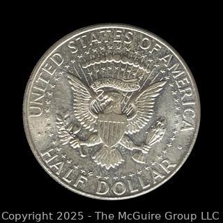 1964 (P) US Kennedy Half Dollar Silver 50 cent coin