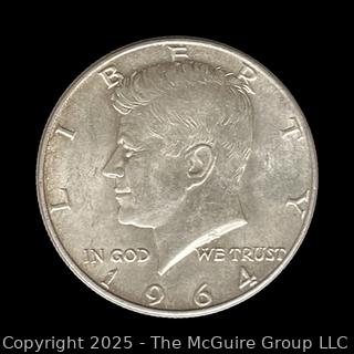 1964 (P) US Kennedy Half Dollar Silver 50 cent coin