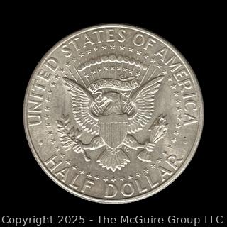 1964 (P) US Kennedy Half Dollar Silver 50 cent coin