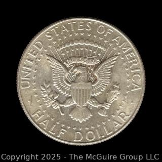 1964 (P) US Kennedy Half Dollar Silver 50 cent coin