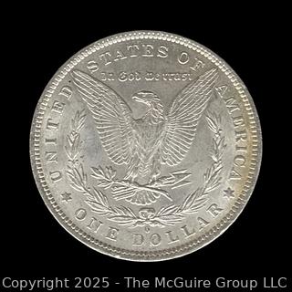 1881 (O) US One Dollar Morgan Head Silver coin (some luster) 