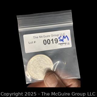 1900 (O) US One Dollar Morgan Head Silver Coin (some luster)