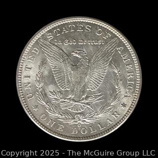 1900 (O) US One Dollar Morgan Head Silver Coin (some luster)