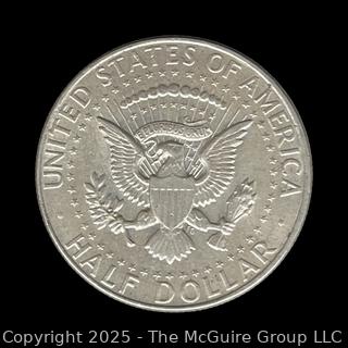 1964 US Kennedy Half Dollar Silver 50 cent coin 