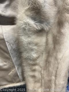 Troumaline Emba Natural Pale Beige Mink Stole Coat