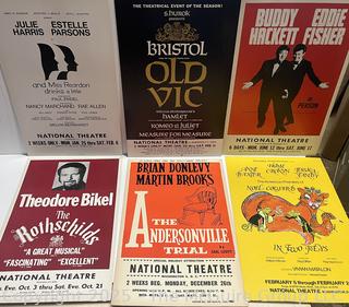 Six (6) National Theatre Play Lobby Posters