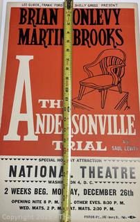 Six (6) National Theatre Play Lobby Posters