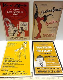 Four (4) National Theatre Play Lobby Posters