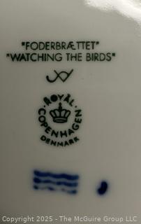 Royal Copenhagen Blue & White Porcelain Christmas Plates in Boxes 