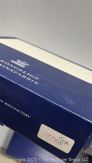 Royal Copenhagen Blue & White Porcelain Christmas Plates in Boxes 