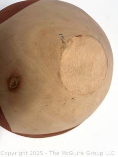 African Wooden Handpainted Decorative Bowl