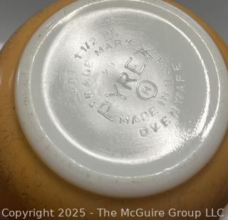 Two (2) Pyrex Glass Mixing Bowls