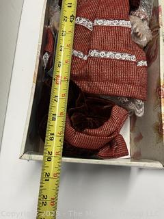 Porcelain Doll by Copa Judaica Part of Ellis Island Collection in Box