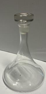 Set of Clear Crystal Glassware Including Wedgwood Monarch Goblets and Coupes