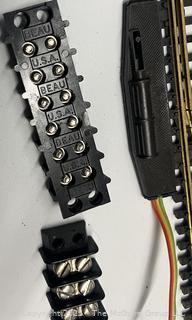 H-O Scale Model Toy Train Tracks and Switch Assortment