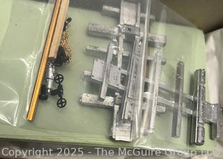 H-O Scale Model Toy Train Tracks and Switch Assortment