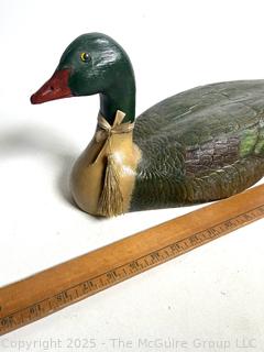 Large Composite Decorative Duck. 9 x 16"