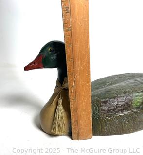 Large Composite Decorative Duck. 9 x 16"