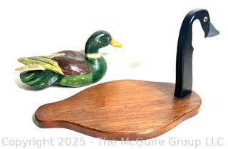 Two (2) Decorative Ducks