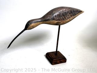 Two (2) Decorative Wood Birds