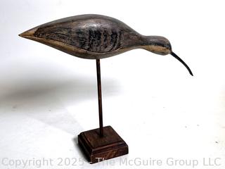 Two (2) Decorative Wood Birds