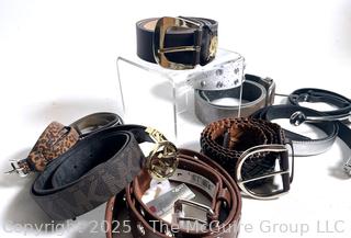 Group of Women's Belts, Some New with Tags. 