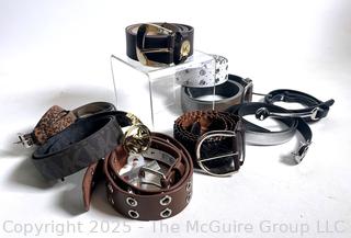 Group of Women's Belts, Some New with Tags. 