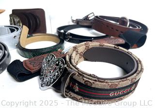 Group of Women's Belts Including Gucci and New with Tags