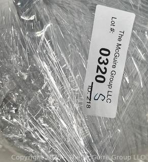 Two (2) Clear Cut Crystal Serving Bowls