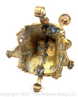 Four (4) Light Gilt Bronze Baroque Candelabra 