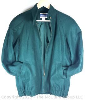 Green Pendleton Virgin Wool Jacket, Medium