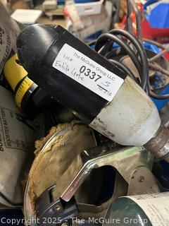 Camping Items, Jumper Cables, Glass Insulators, Corded Drill, Etc