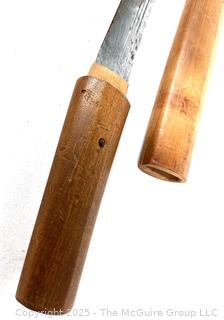 Katana Blade in Wood Sheath.  12" 