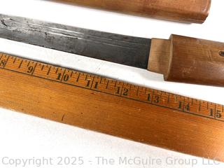 Katana Blade in Wood Sheath.  12" 