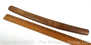 Katana Blade in Wood Sheath.  12" 