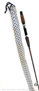 Custom Built Spin Fishing Rod with Cloth Cover NSB 1856.  5' 6".