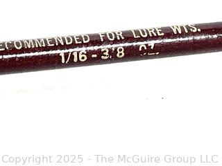 Custom Built Spin Fishing Rod with Cloth Cover NSB 1856.  5' 6".