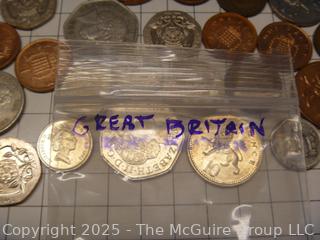 Foreign Coin Lot - Great Britian