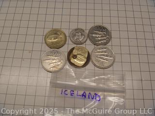 Foreign Coin Lot - Iceland