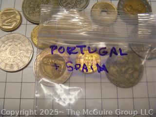 Foreign Coin Lot -Spain & Portugal