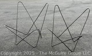 Two (2) Mid Century Iron Butterfly Chair Frames  {Pickup Location: 311 Chestnut St., Falls Church City, VA 22046}