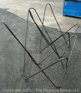 Two (2) Mid Century Iron Butterfly Chair Frames  {Pickup Location: 311 Chestnut St., Falls Church City, VA 22046}
