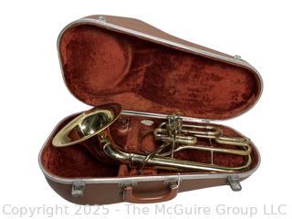 F E Olds & Son Ambassador Horn Made in Fullerton, California with Hard Case