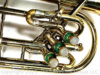 F E Olds & Son Ambassador Horn Made in Fullerton, California with Hard Case