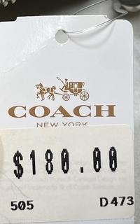 Army Green Coach Nylon Crossbody Handbag, New with Tags. 