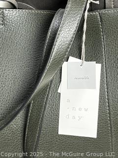 Three (3) Tote Bags Including Michael Kors, A New Day & Yellow Zip Up Bag
